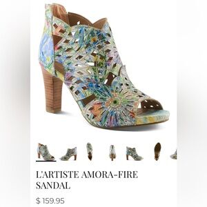 L'ARTISTE AMORA-FIRE SANDAL 43 (US 11.5-12)